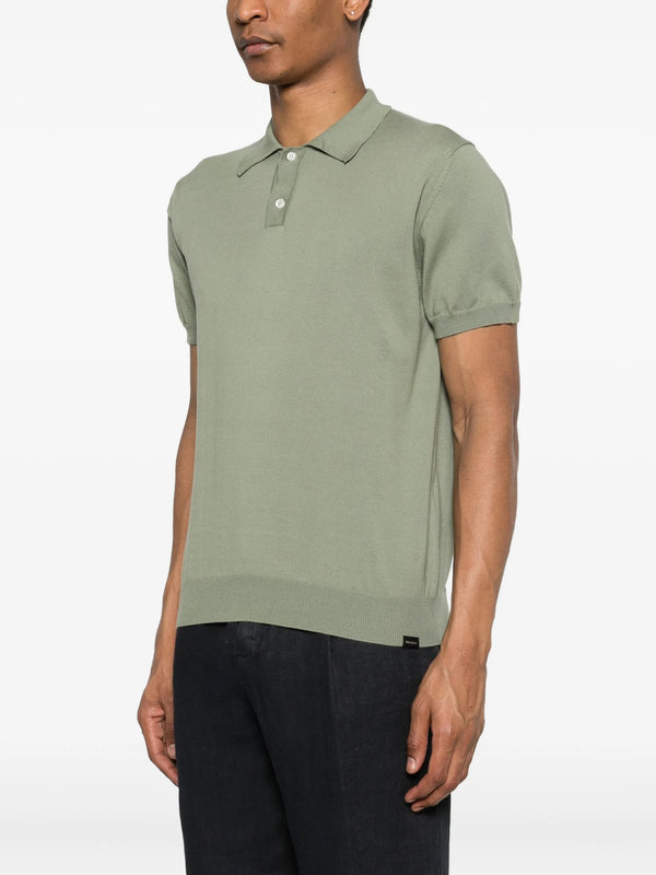 Polo lavorata a maglia