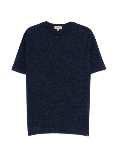 Cotton and linen T-shirt