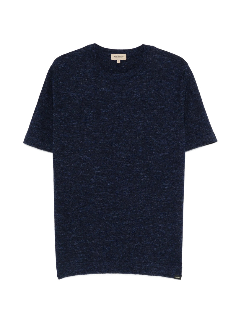 Cotton and linen T-shirt