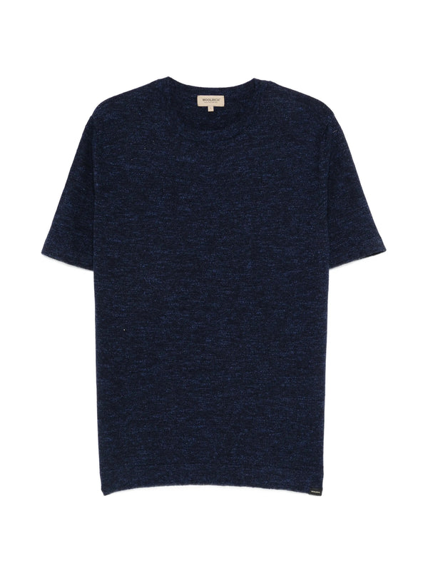 T-shirt in cotone e lino