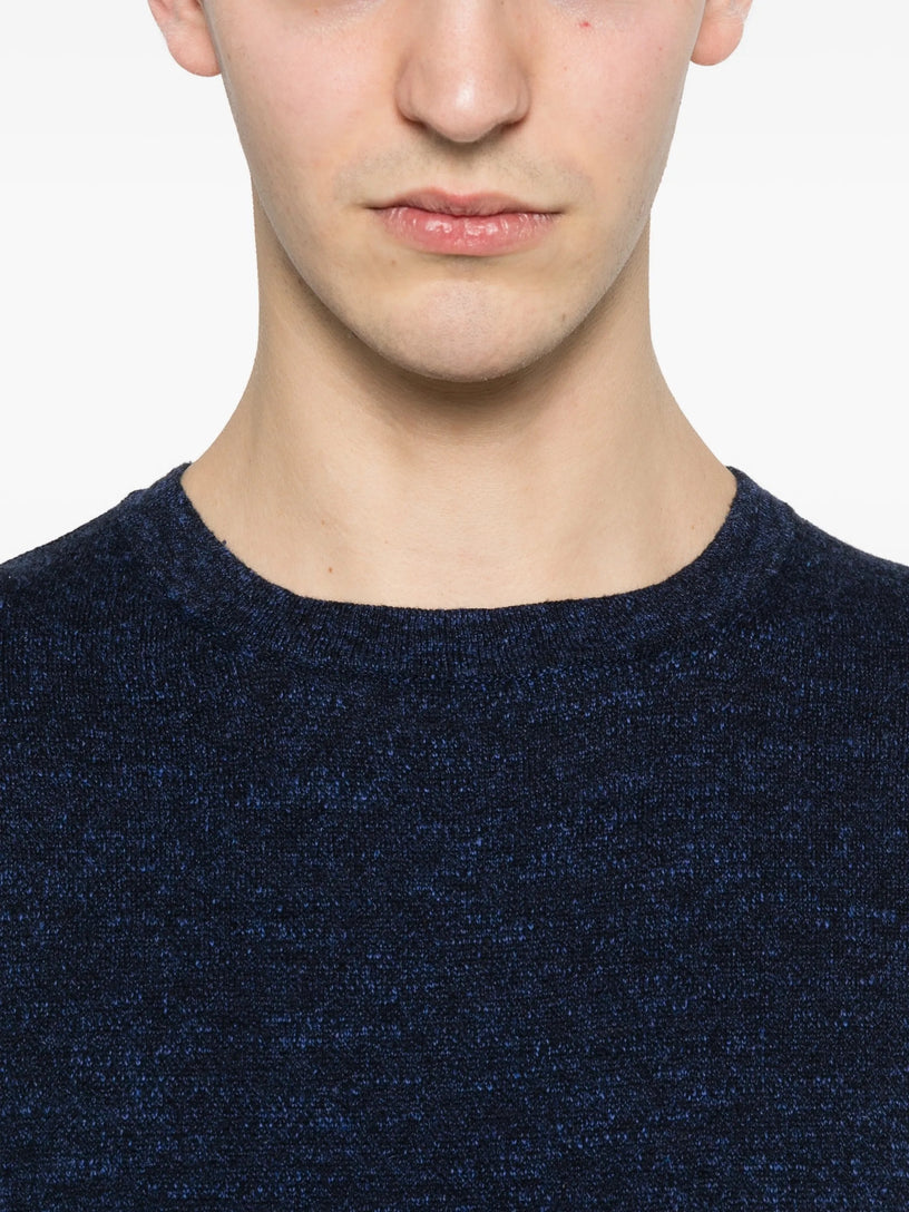 Cotton and linen T-shirt