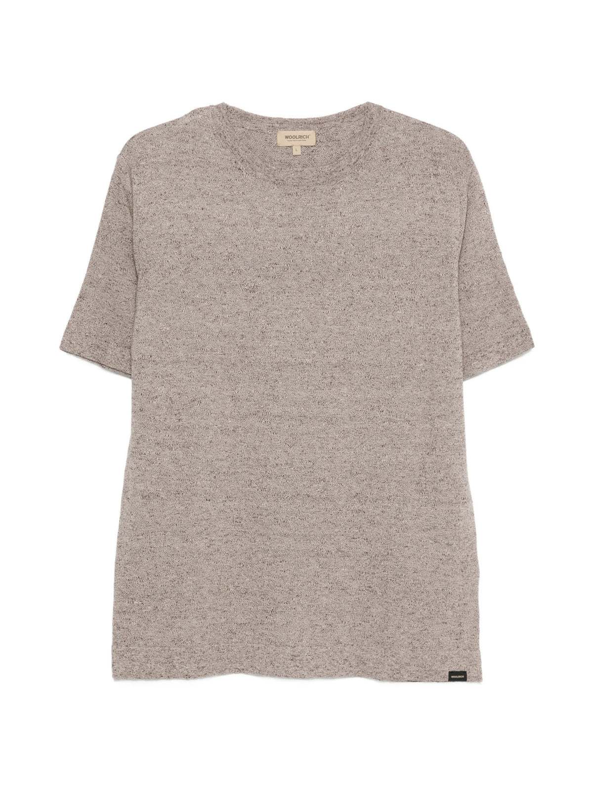 Cotton and linen T-shirt