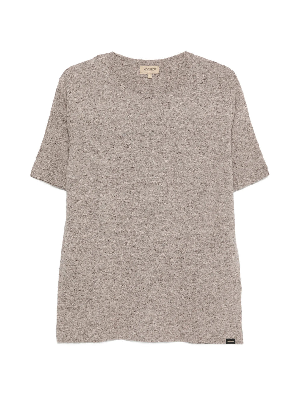 Cotton and linen T-shirt