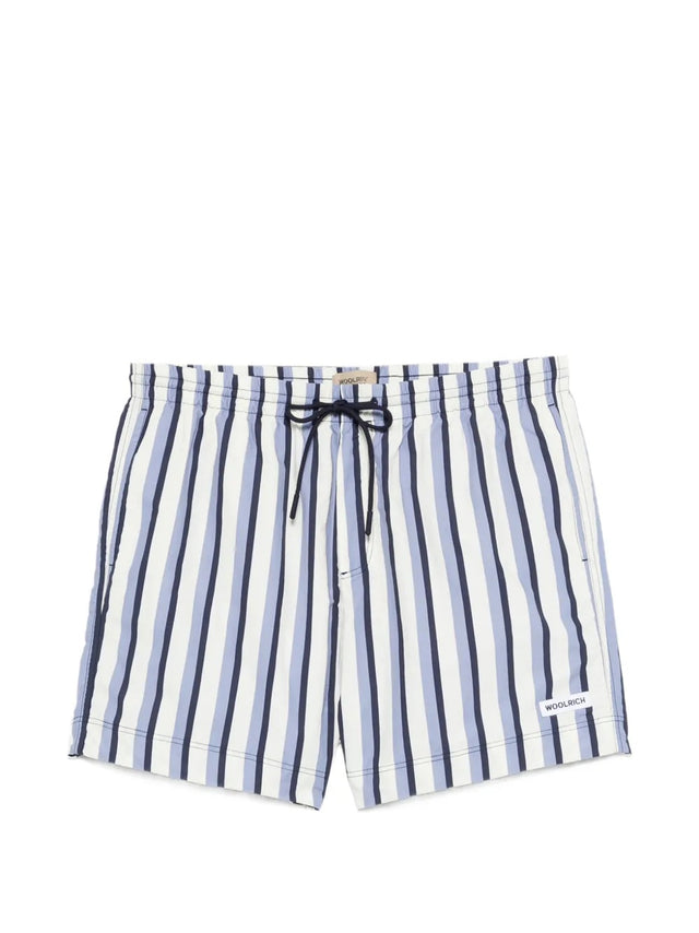 Striped swim short