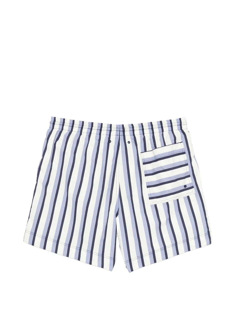 Striped swim short