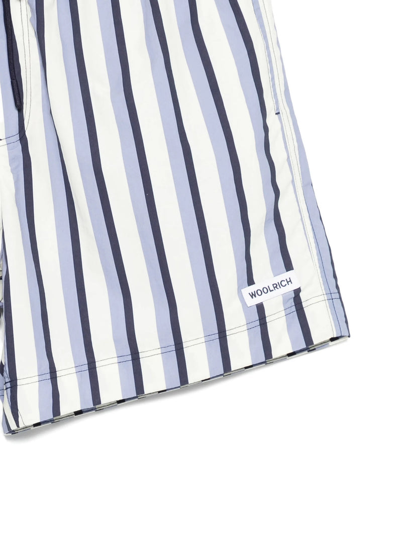 Striped swim short