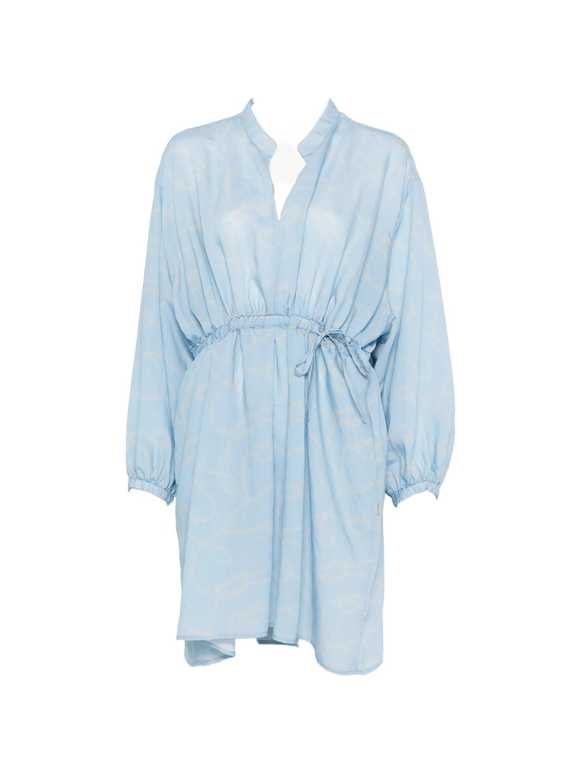 Abito fluido con stampa