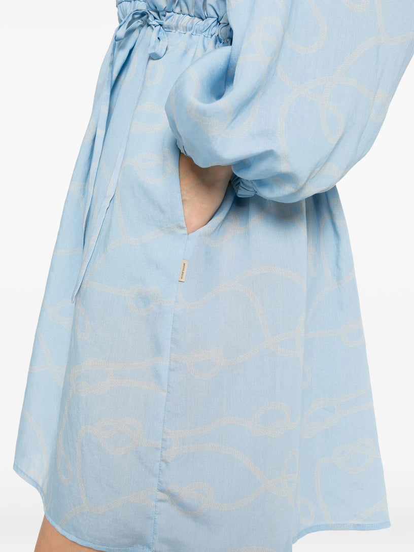 Abito fluido con stampa