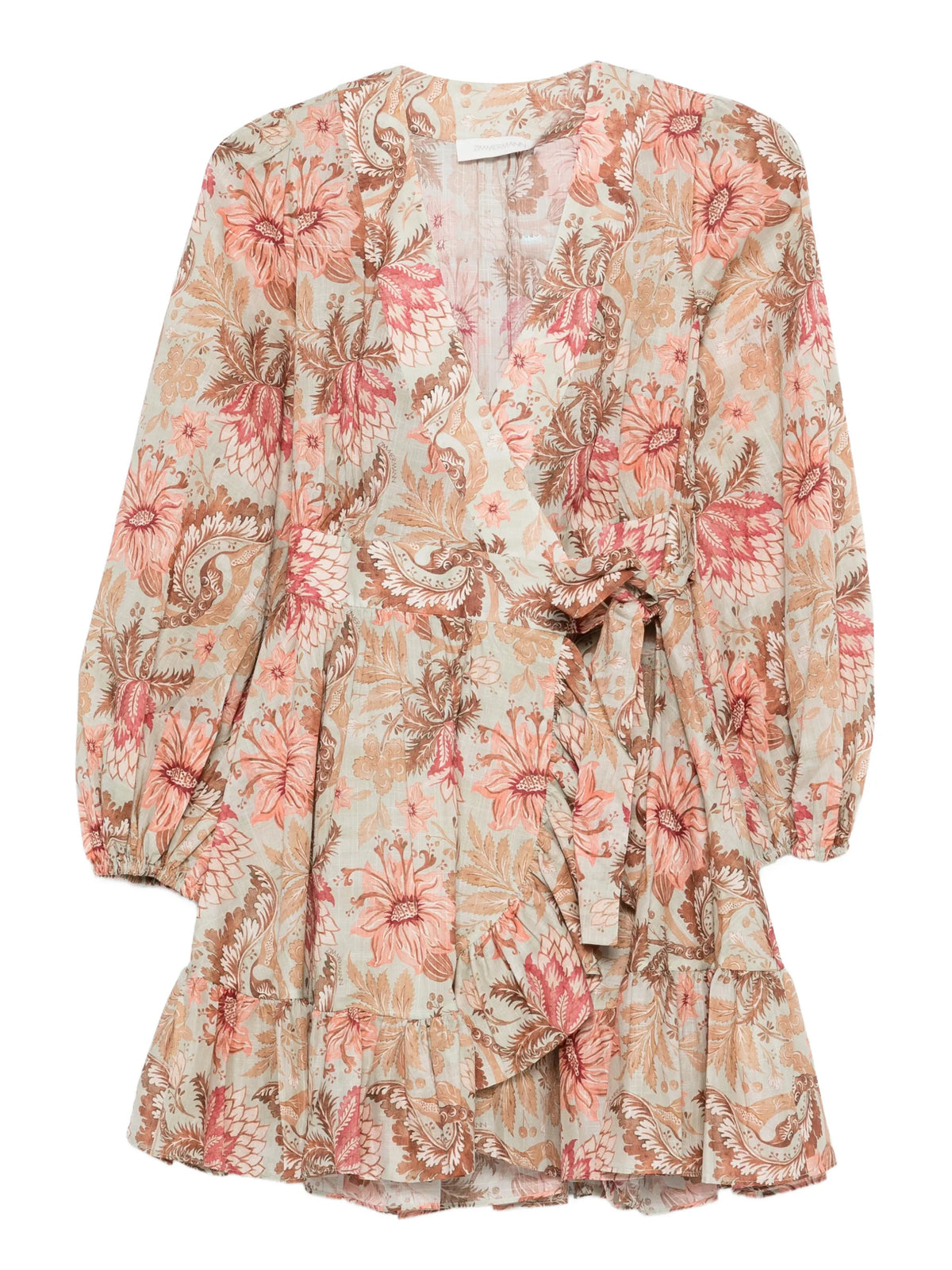 Daylight mini wrap dress