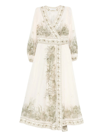 Wanderlust Wrap Midi Dress