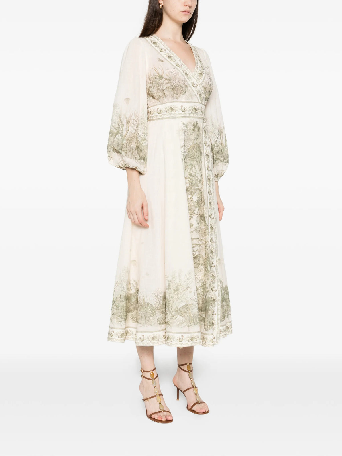 Wanderlust Wrap Midi Dress