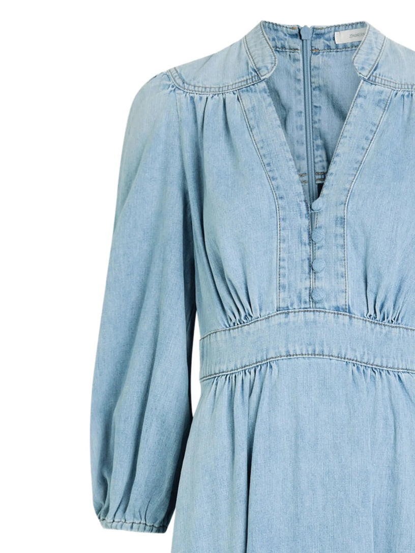 Lucky Denim Midi Dress