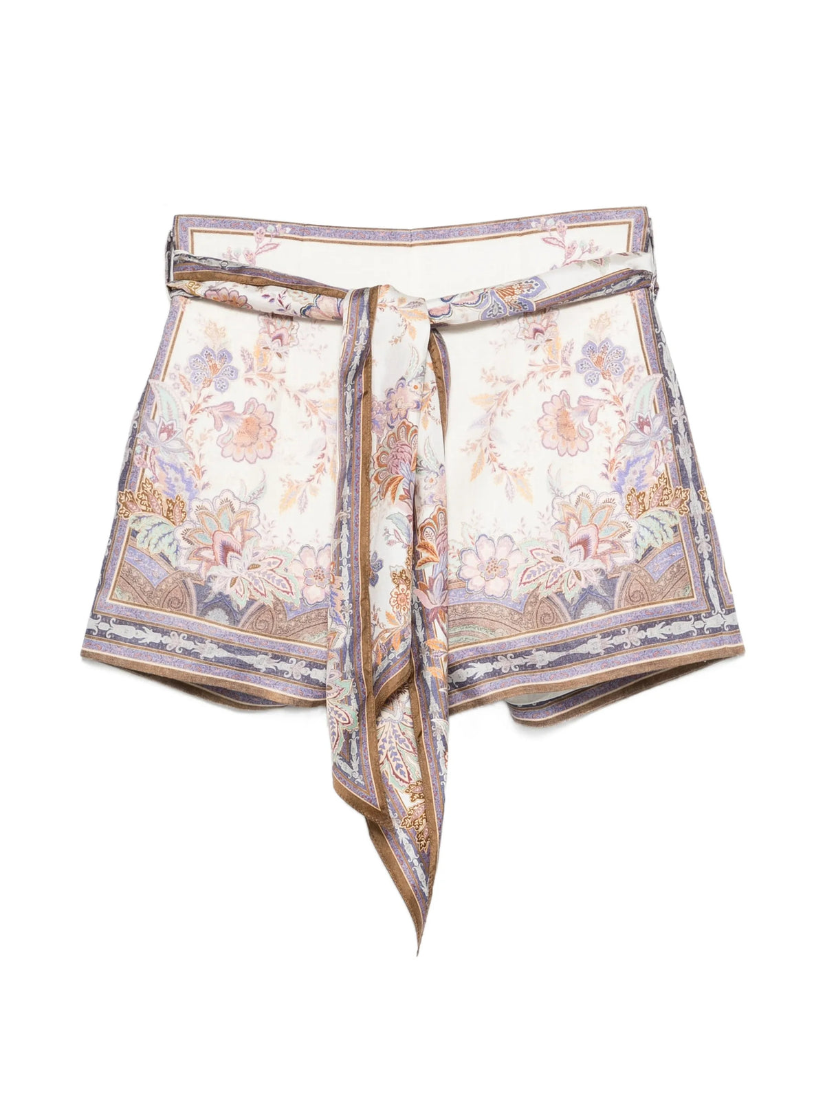Shorts con foulard Luna