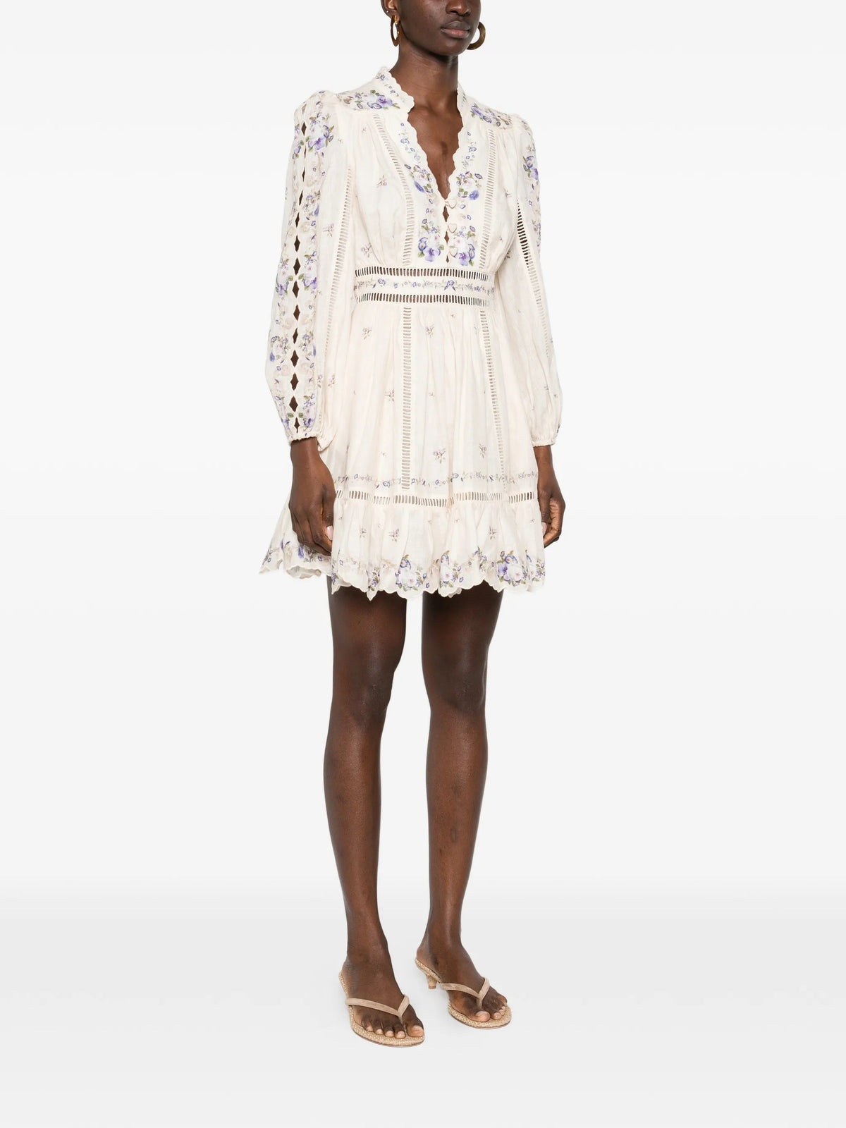 Patience Plunge Mini Dress