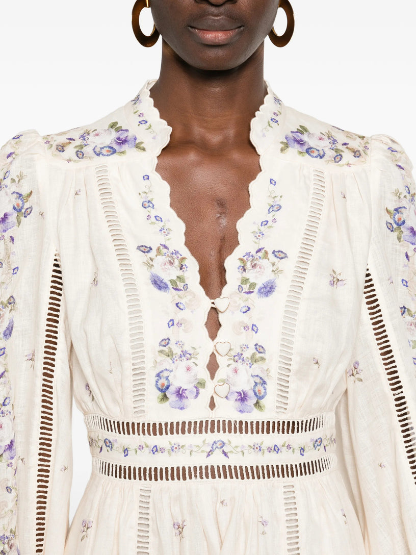 Patience Plunge Mini Dress