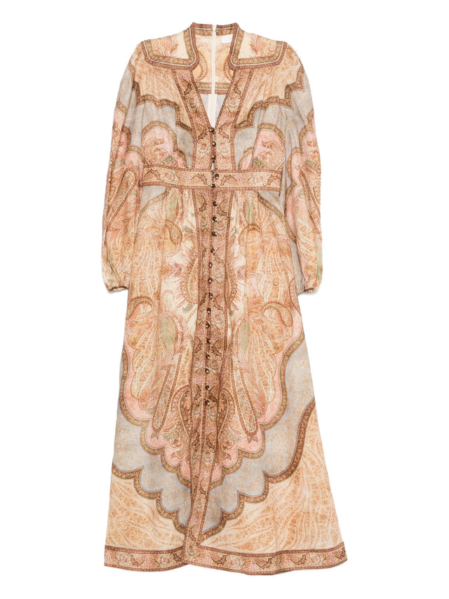 Wanderlust Plunge Midi Dress