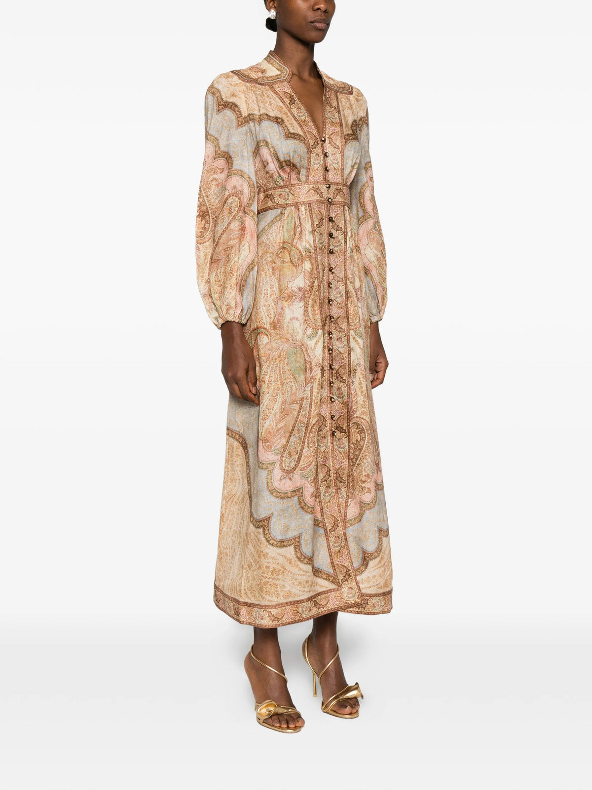 Wanderlust Plunge Midi Dress