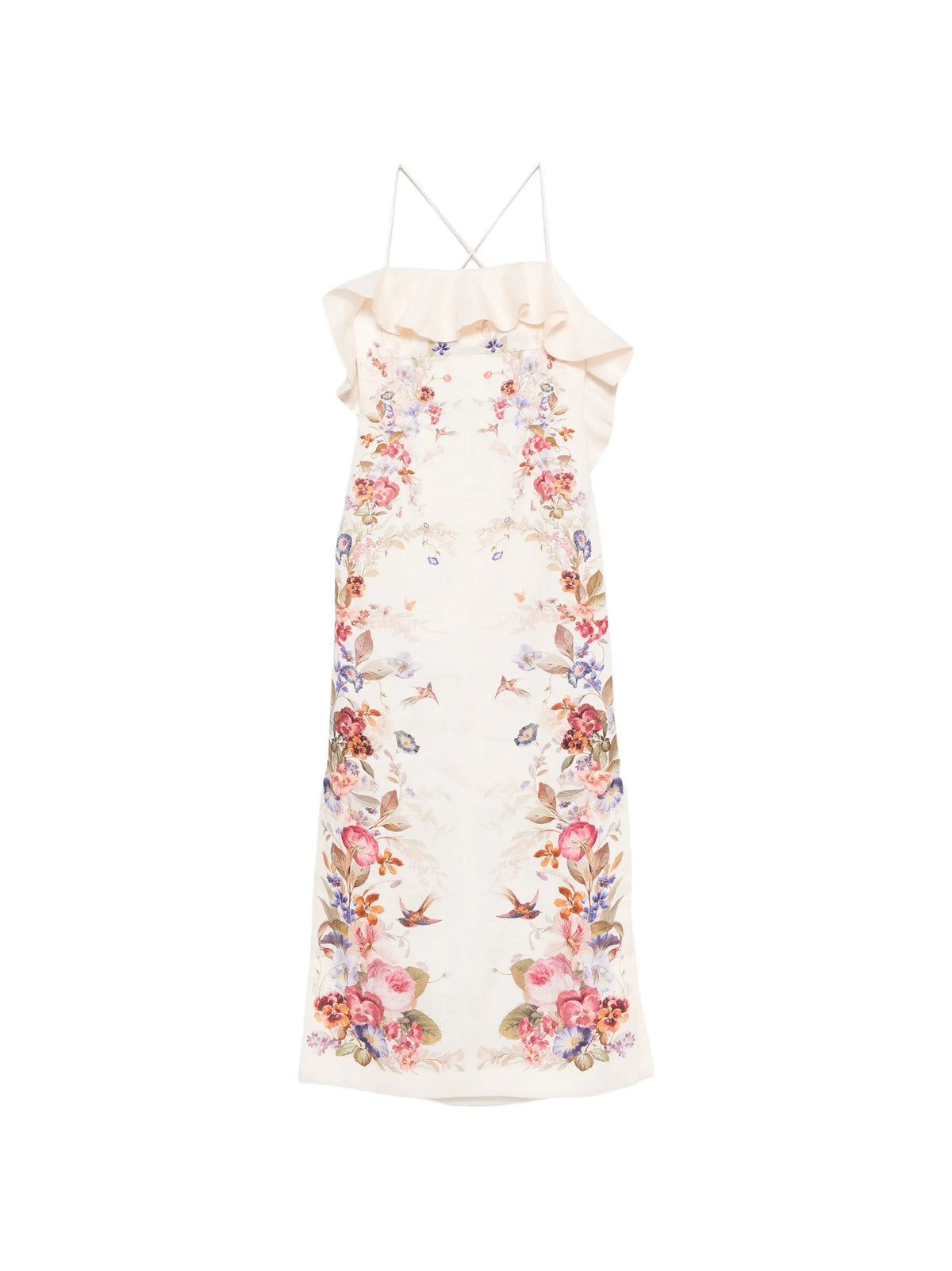 Patience Frill Midi Dress