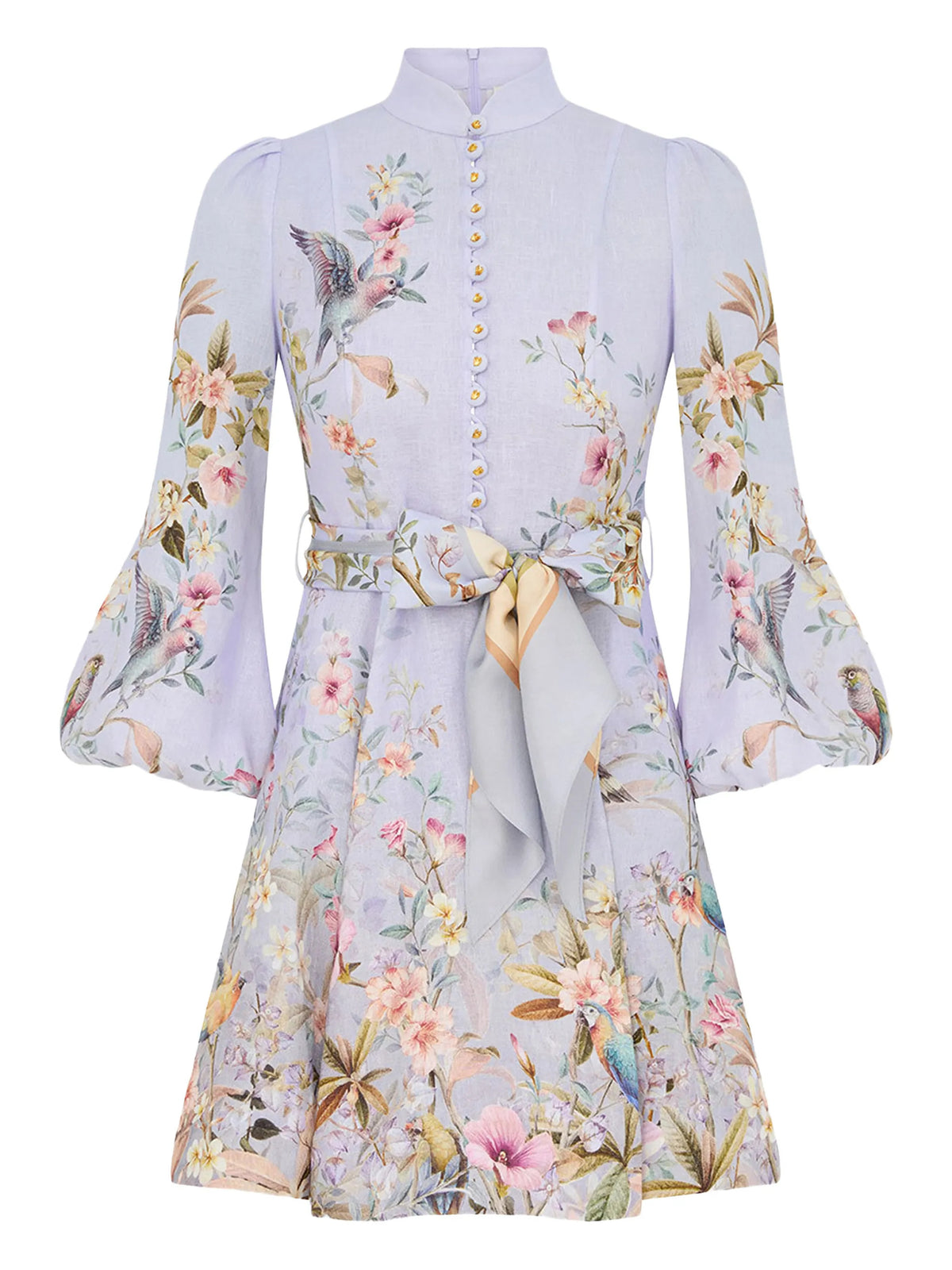Rebellion Button Mini Dress