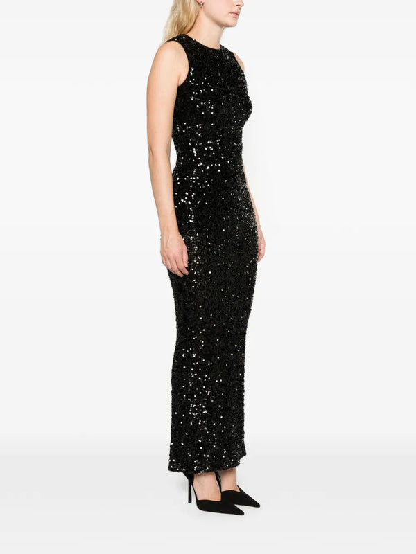 Sequins sleeveless dress