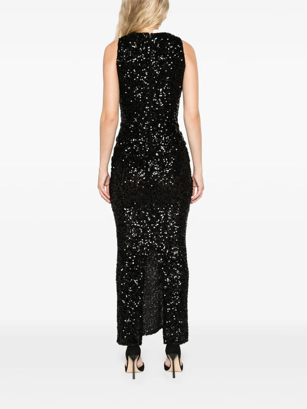 Sequins sleeveless dress