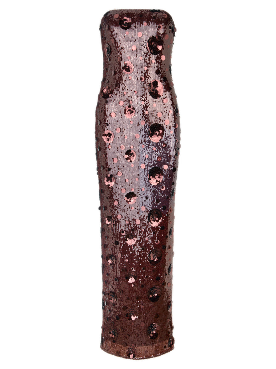 Abito tubolare con paillettes