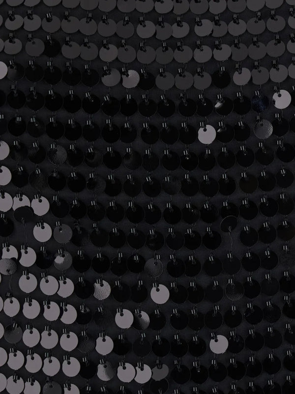 Top con paillettes e spalle scoperte
