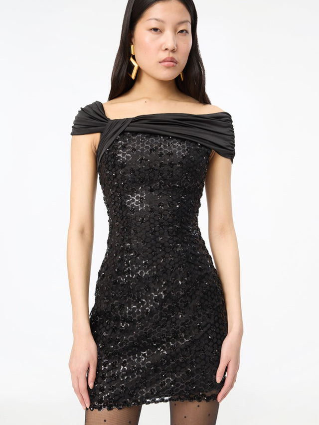 Mini abito con paillettes