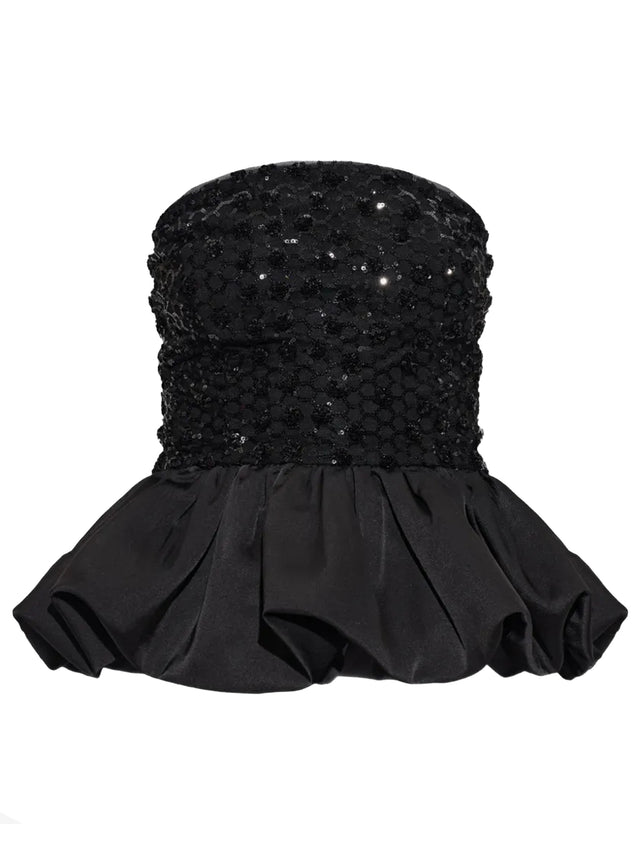 Top a palloncino con paillettes