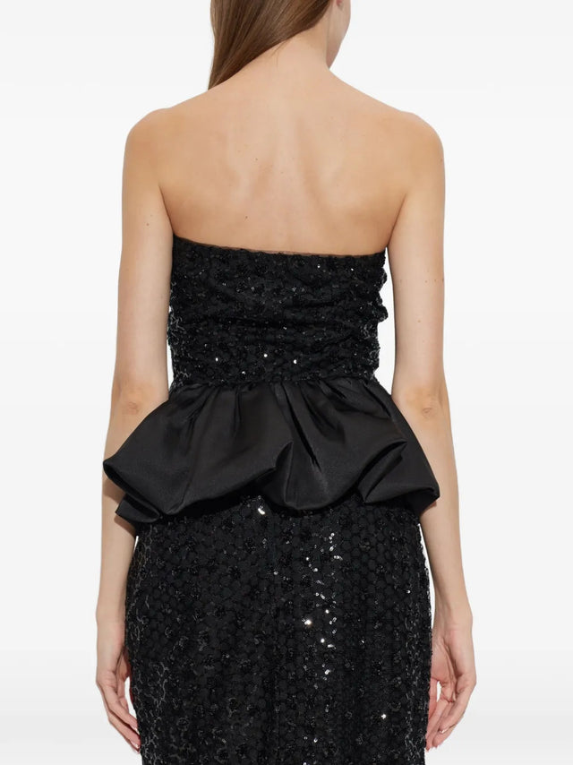 Top a palloncino con paillettes