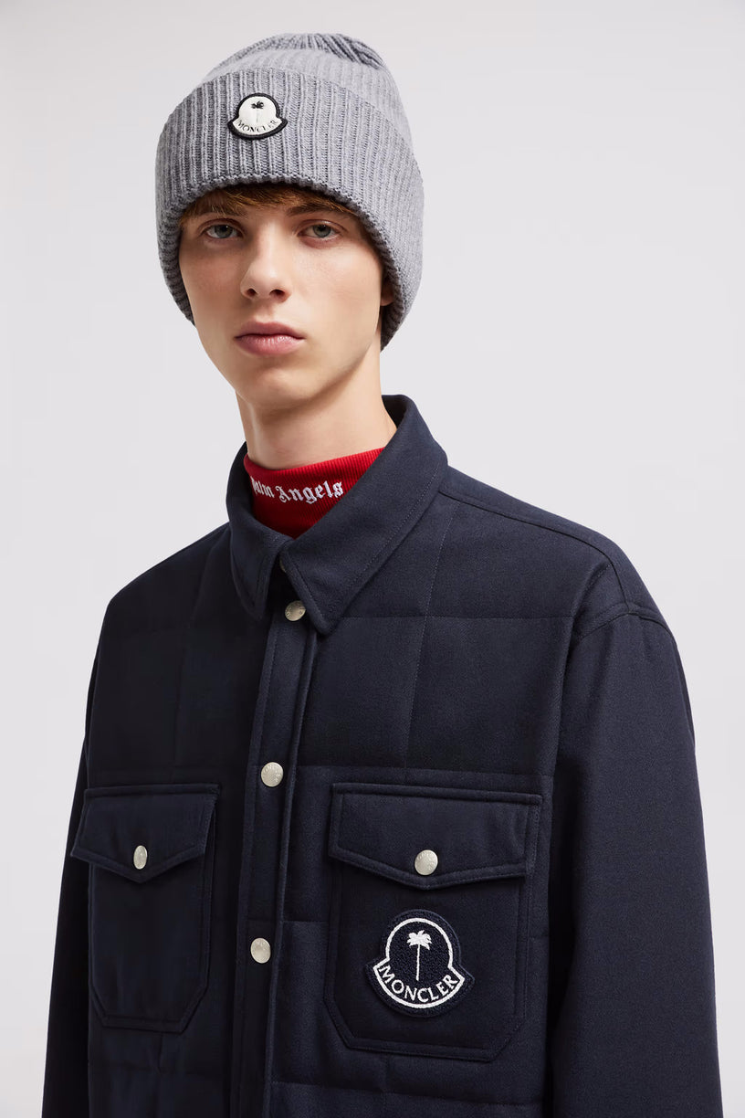 Moncler x Palm Angels wool flannel shirt