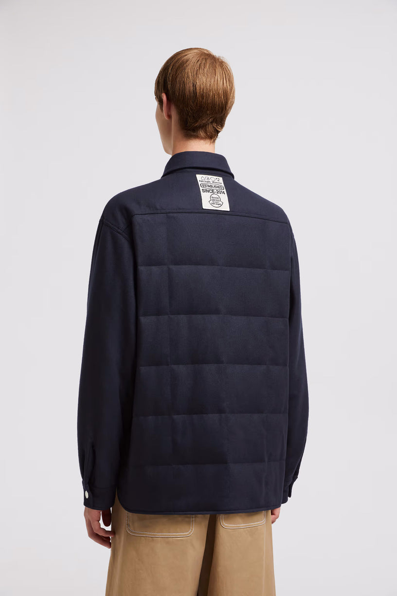 Moncler x Palm Angels wool flannel shirt