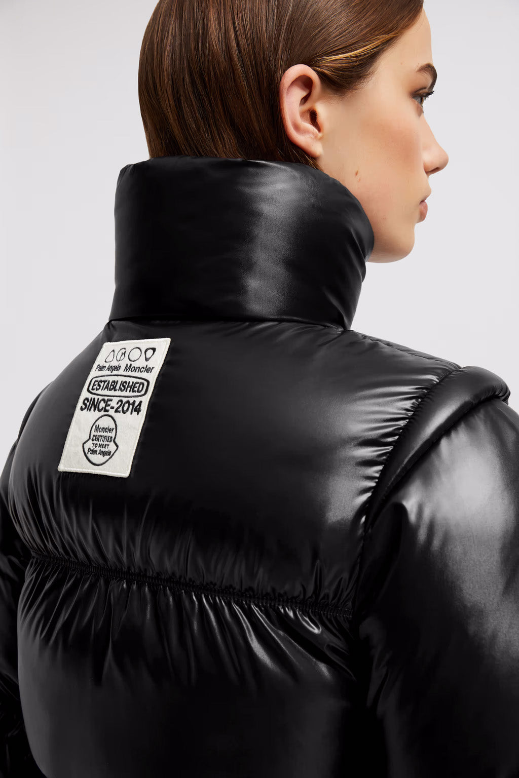 Noella Moncler x Palm Angels short down jacket MONCLER GENIUS Nero